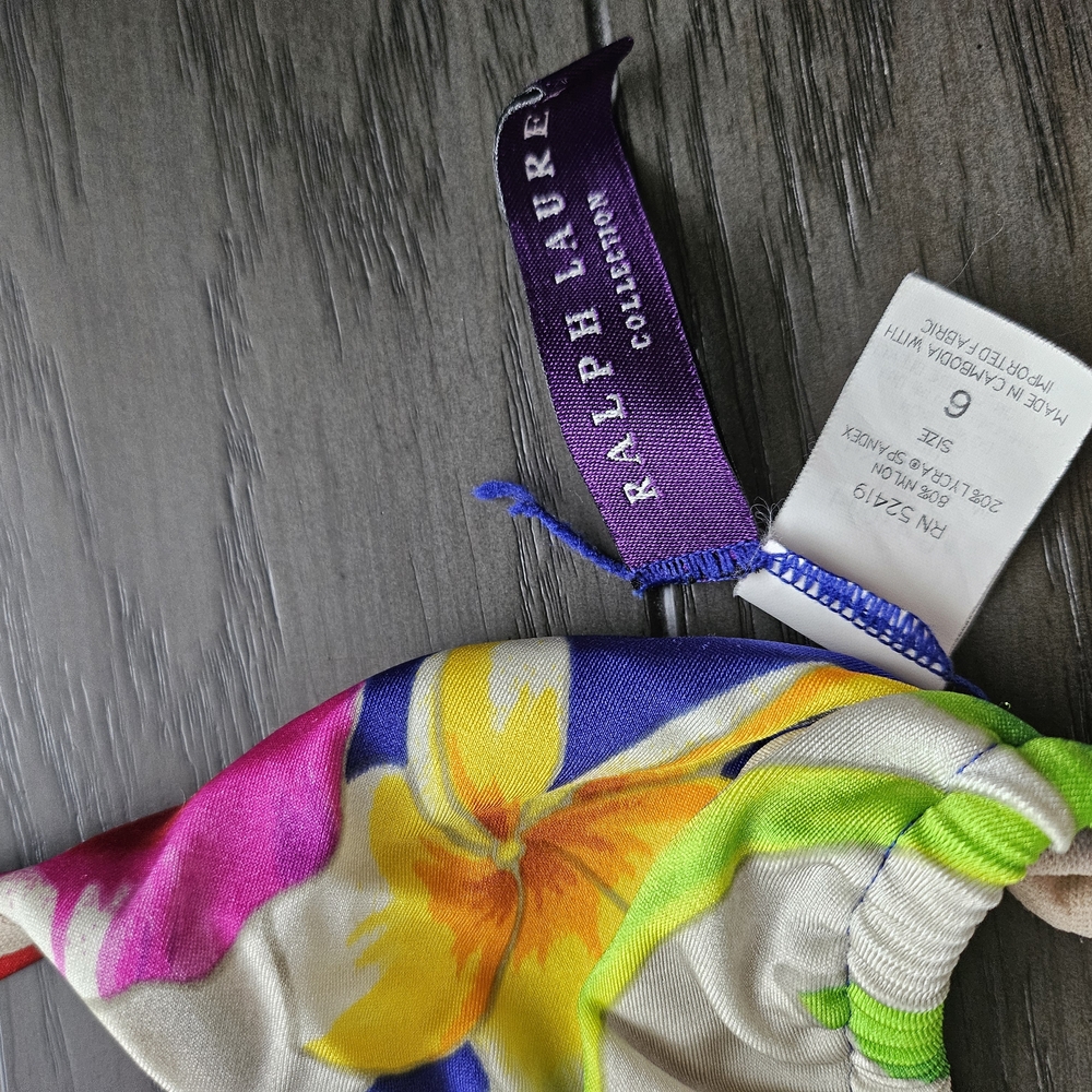 Colorful Floral Bikini Set - Picture 2 of 4
